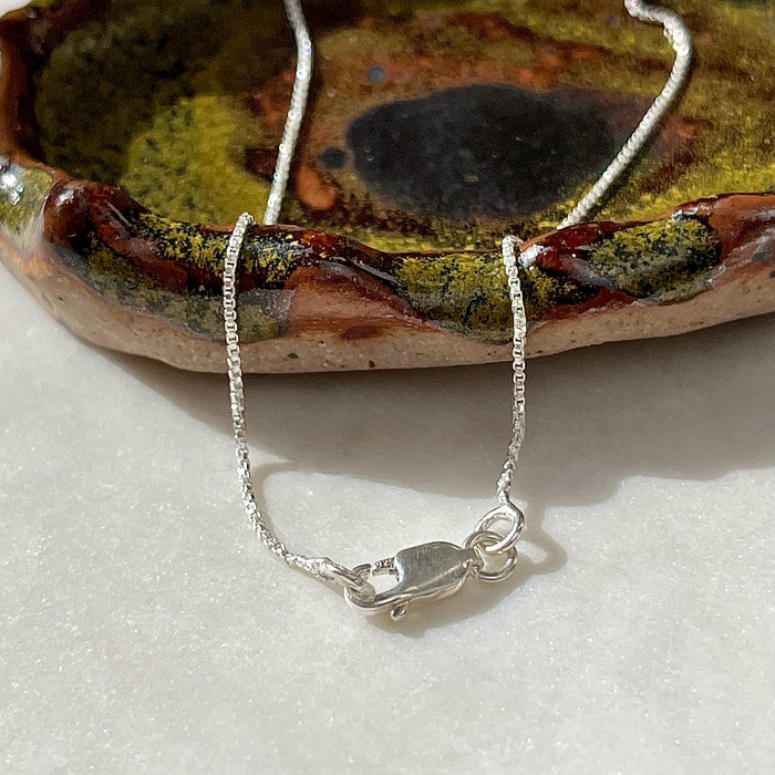 Sterling Silver Bold Variscite Teardrop Pendant Necklace