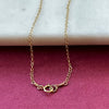 Vintage Gold Vermeil over Sterling Silver Topaz Pearl Necklace Clasp